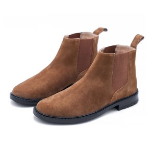 Men's Brown Suede